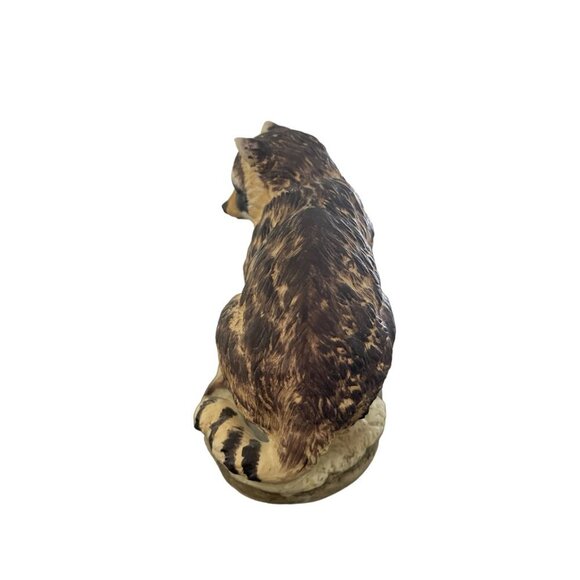 Vintage Lefton China Porcelain Hand-Painted Raccoon Figurine KW4752 Japan - Picture 4 of 7